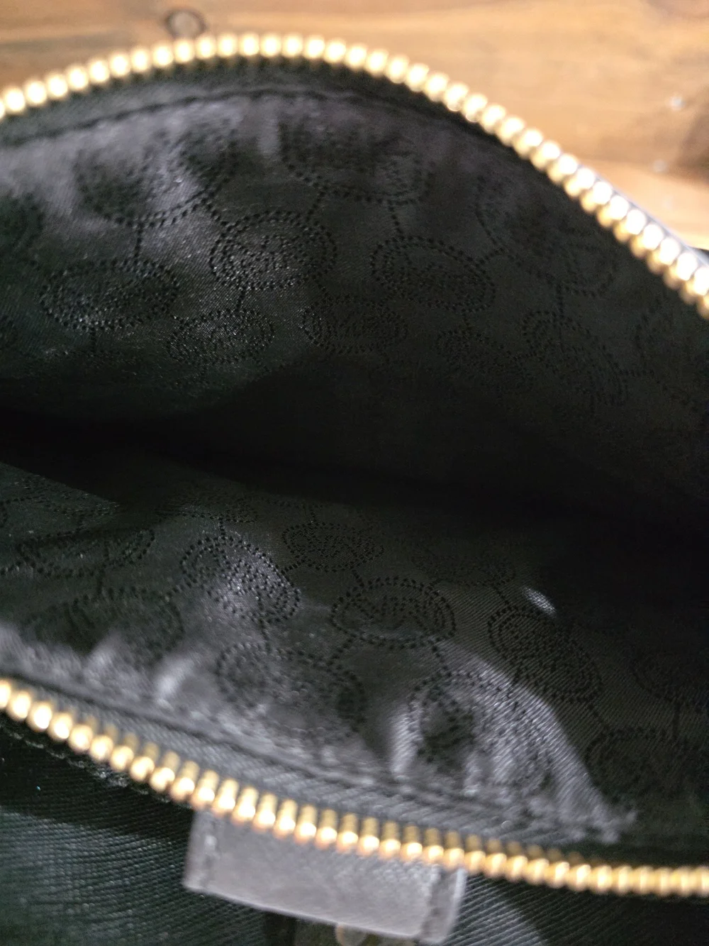 Michael Kors Black Saffiano Satchel with Gold Hardware